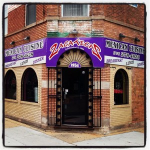 Glen and I had a hard time finding the giant, bright purple awning.